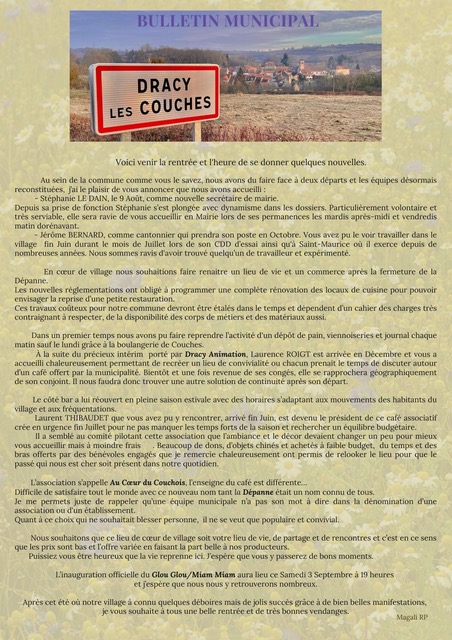 bm dracy les couches