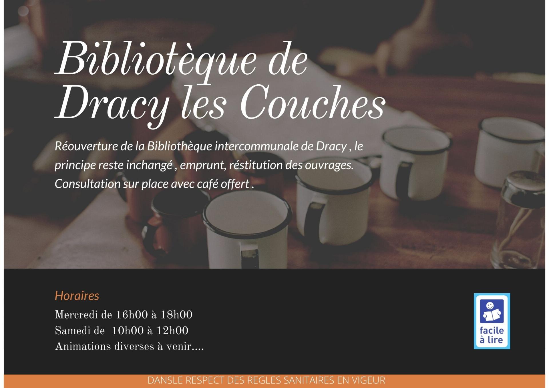 bibliothèque dracy les couches café