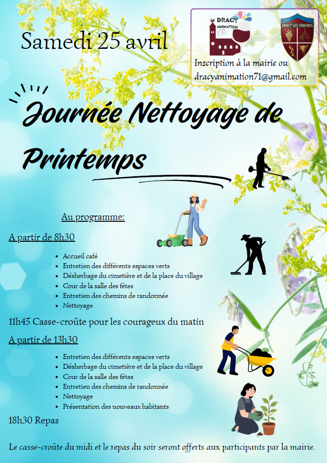journée citoyenne dracy nettoyage 